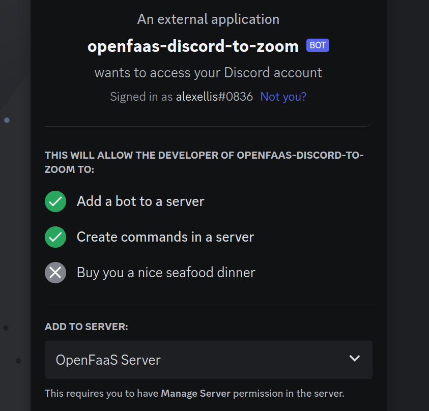 Build a serverless Discord bot with OpenFaaS and Golang