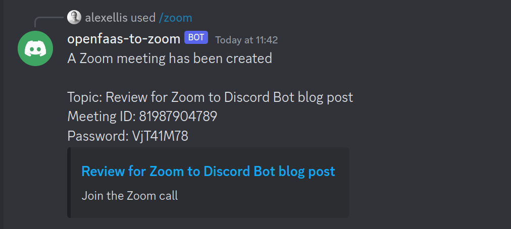 Create a Discord Bot - Documentation