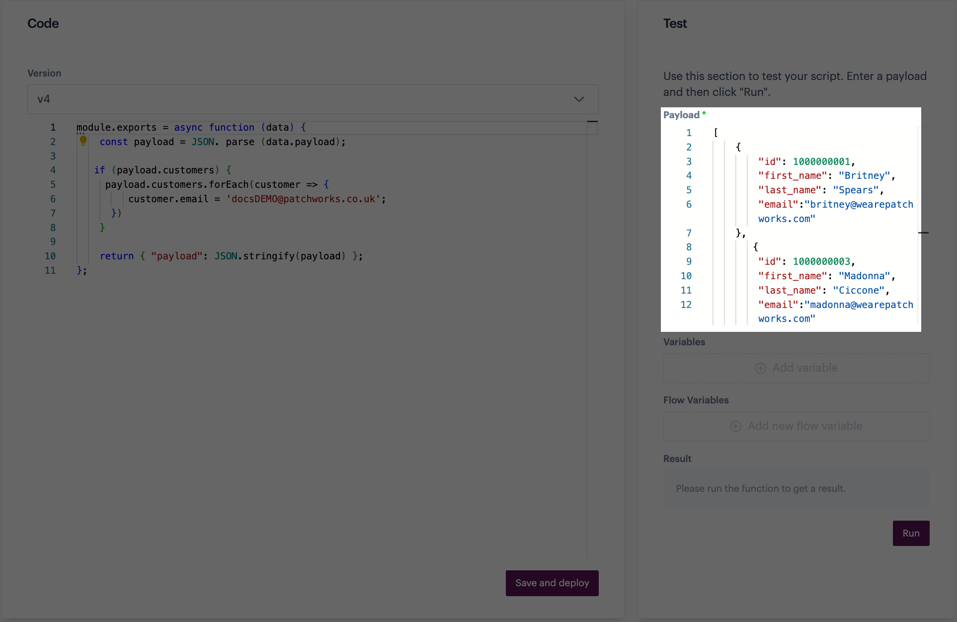 Patchworks test payload